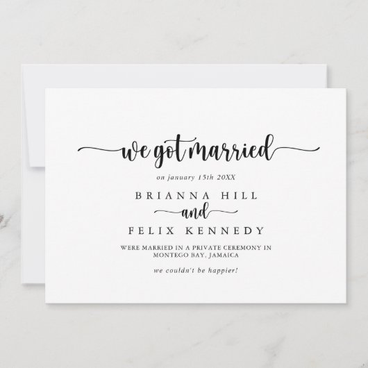 Ankündigung zur Minimalistischen Kalligraphie (Vorderseite)