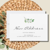 Ankündigung zur Minimalistischen neuen Adressenver