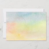 Ankündigung zur neuen Adresse Farbenfrohe Sonnenbl (Rückseite)