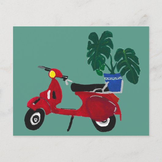 Ankündigung zur Niedlichen Bewegung des Haushalts (Rückseite)