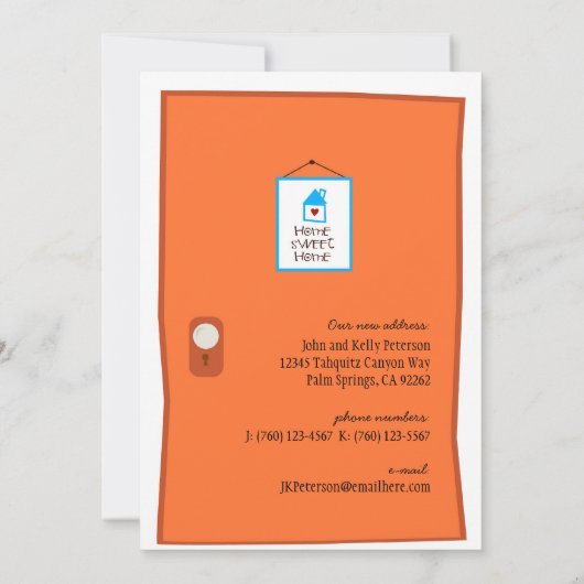 Ankündigung zur Orangetür-Bewegung (Rückseite)