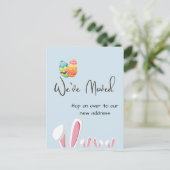 Ankündigung zur Ostersonnenbewegung neue Adresse (Stehend Vorderseite)