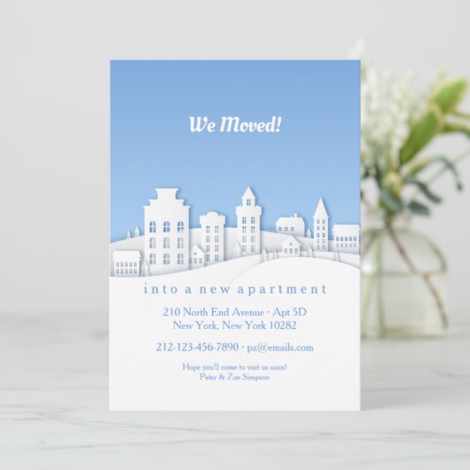 Ankündigung zur Papierbewegung (Stehend Vorderseite)