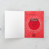 Ankündigung zur personalisierten Haustiermemoriali (Innenseite)