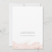 Ankündigung zur Rose Gold Watercolor (Rückseite)