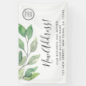 Ankündigung zur Übertragung von Firmenlogo Banner (Vertikal)