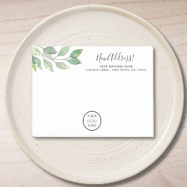 Ankündigung zur Übertragung von Firmenlogo Post-it Klebezettel