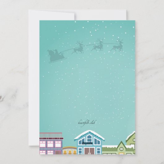 Ankündigung zur Urlaubsreise (Rückseite)