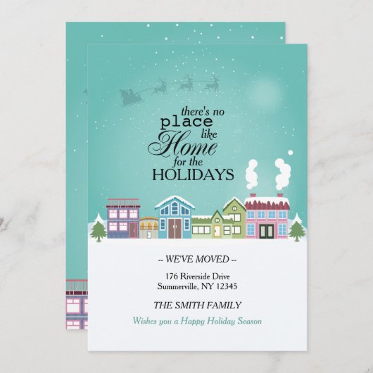 Ankündigung zur Urlaubsreise (Vorne/Hinten)