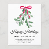 Ankündigung zur Verlegung von Feiertagen (Vorderseite)