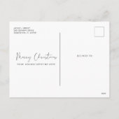 Ankündigung zur Verlobung der Weihnachtskarte (Rückseite)