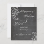 Ankündigung zur Verlobung von Kopfbrettern (Rückseite)