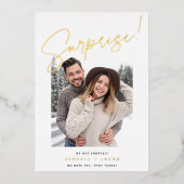 Ankündigung zur Verlobung von Sketch-Foil-Überrasc (Vorderseite)