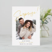 Ankündigung zur Verlobung von Sketch-Foil-Überrasc (Stehend vorne)