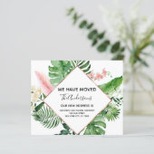 Ankündigung zur Verschiebung des Budgets für tropi (Stehend Vorderseite)