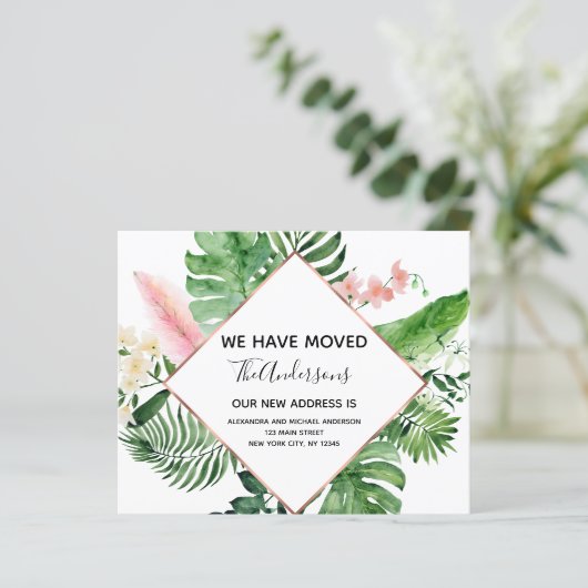 Ankündigung zur Verschiebung des Budgets für tropi (Stehend Vorderseite)