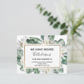 Ankündigung zur Verschiebung des Budgets für tropi Postkarte (Stehend Vorderseite)