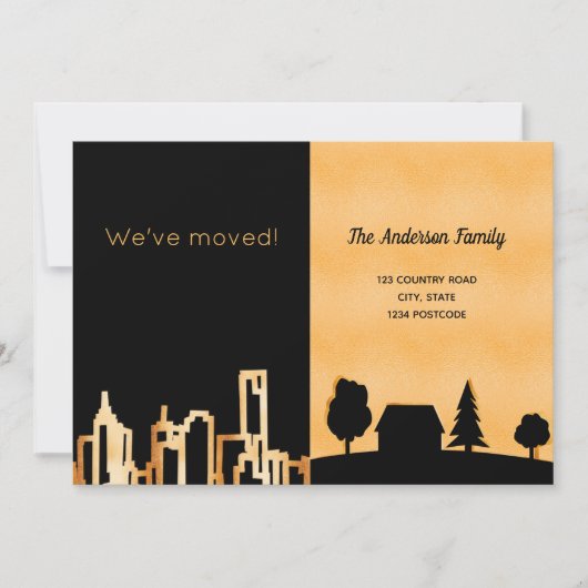 Ankündigung zur Verschiebung des Landes zur Förder (Vorderseite)