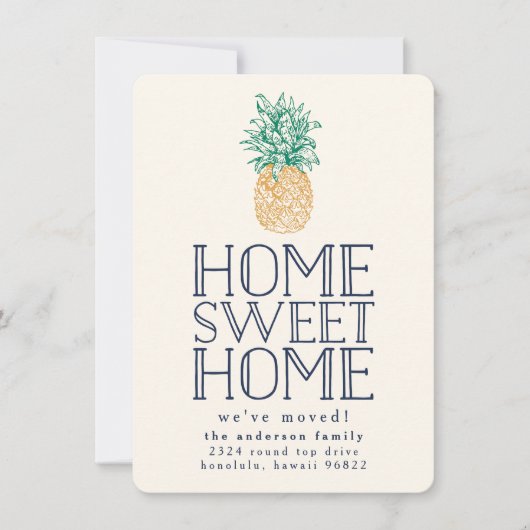 Ankündigung zur Vintagen Ananas-Bewegung (Vorderseite)