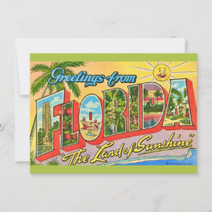 Ankündigung zur Vintagen Begrüßung in Florida