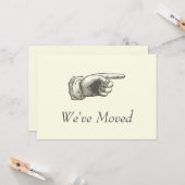 Ankündigung zur Vintagen Zeigerbewegung (Vorderseite/Rückseite Beispiel)