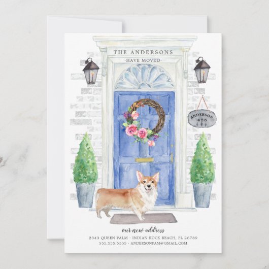 Ankündigung zur Vorder-Tür-Bewegung in Corgi (Vorderseite)