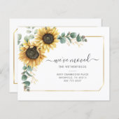 Ankündigung zur Wasserfarbenbewegung für Sonnenblu (Vorne/Hinten)