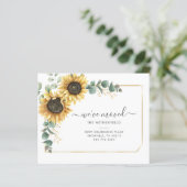 Ankündigung zur Wasserfarbenbewegung für Sonnenblu (Stehend Vorderseite)