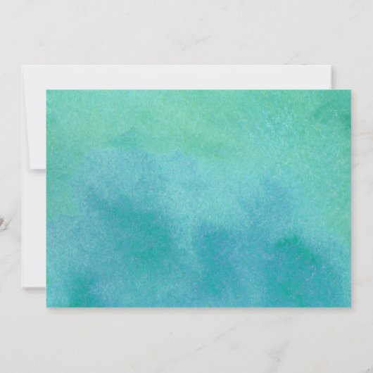 Ankündigung zur Wasserfarbenkalligraphie (Rückseite)