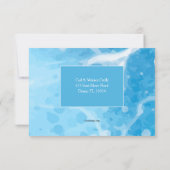 Ankündigung zur Wasserfarbenverschiebung (Rückseite)