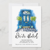 Ankündigung zur Wasserfarbenverschiebung der Blaue (Vorderseite)