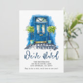 Ankündigung zur Wasserfarbenverschiebung der Blaue (Stehend Vorderseite)