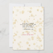 Ankündigung zur Weihnachtsfeier in Rot und Grün (Rückseite)