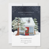 Ankündigung zur Weihnachtsfeiertage-Hütte (Vorderseite)