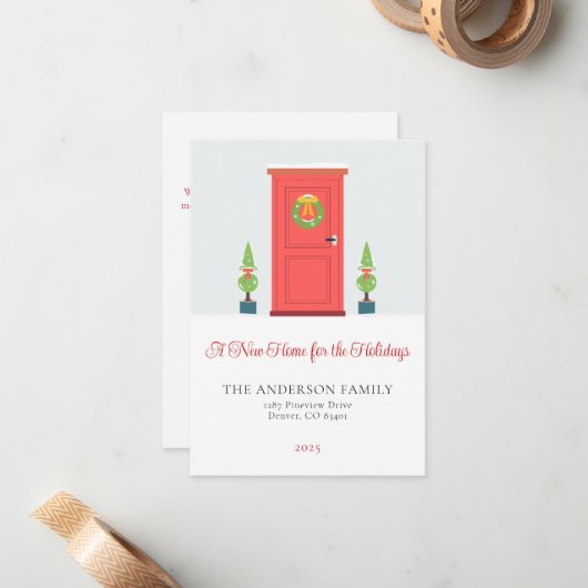 Ankündigung zur Weihnachtsfront (Vorderseite/Rückseite Beispiel)