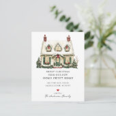 Ankündigung zur Weihnachtswende im neuen Haus (Stehend Vorderseite)