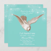 Ankündigungen des aquamarinen Blue Dove Memorial S (Vorne/Hinten)