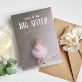 Ankündigungen des Big Sister Pregnancy Fotos