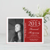 Ankündigungen für die benutzerdefinierte Foto-Grad (Stehend Vorderseite)