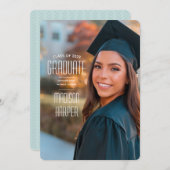 Ankündigungen für die Graduierung | Desert Blue (Vorne/Hinten)