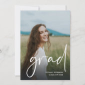 Ankündigungen für die Graduierung moderner Unis-Fo (Vorderseite)