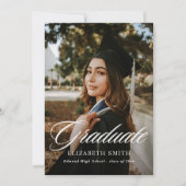 Ankündigungen für Minimalistische 2 Fotos Graduier (Vorderseite)