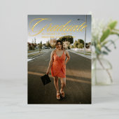 Ankündigungen für Minimalistischen 4 Fotos Graduie (Stehend vorne)