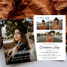 Ankündigungen für Minimalistischen 4 Fotos Graduie