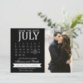 Ankündigungen Save the Date von Terminen | Hochzei (Stehend Vorderseite)