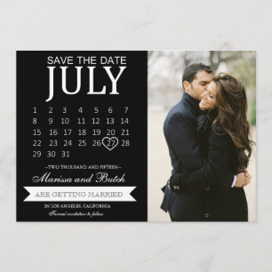 Ankündigungen Save the Date von Terminen Hochzei