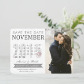 Ankündigungen Save the Date von Terminen | Hochzei (Stehend Vorderseite)