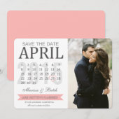 Ankündigungen Save the Date von Terminen | Hochzei (Vorne/Hinten)