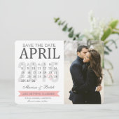 Ankündigungen Save the Date von Terminen | Hochzei (Stehend Vorderseite)