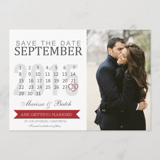 Ankündigungen Save the Date von Terminen | Hochzei (Vorderseite)